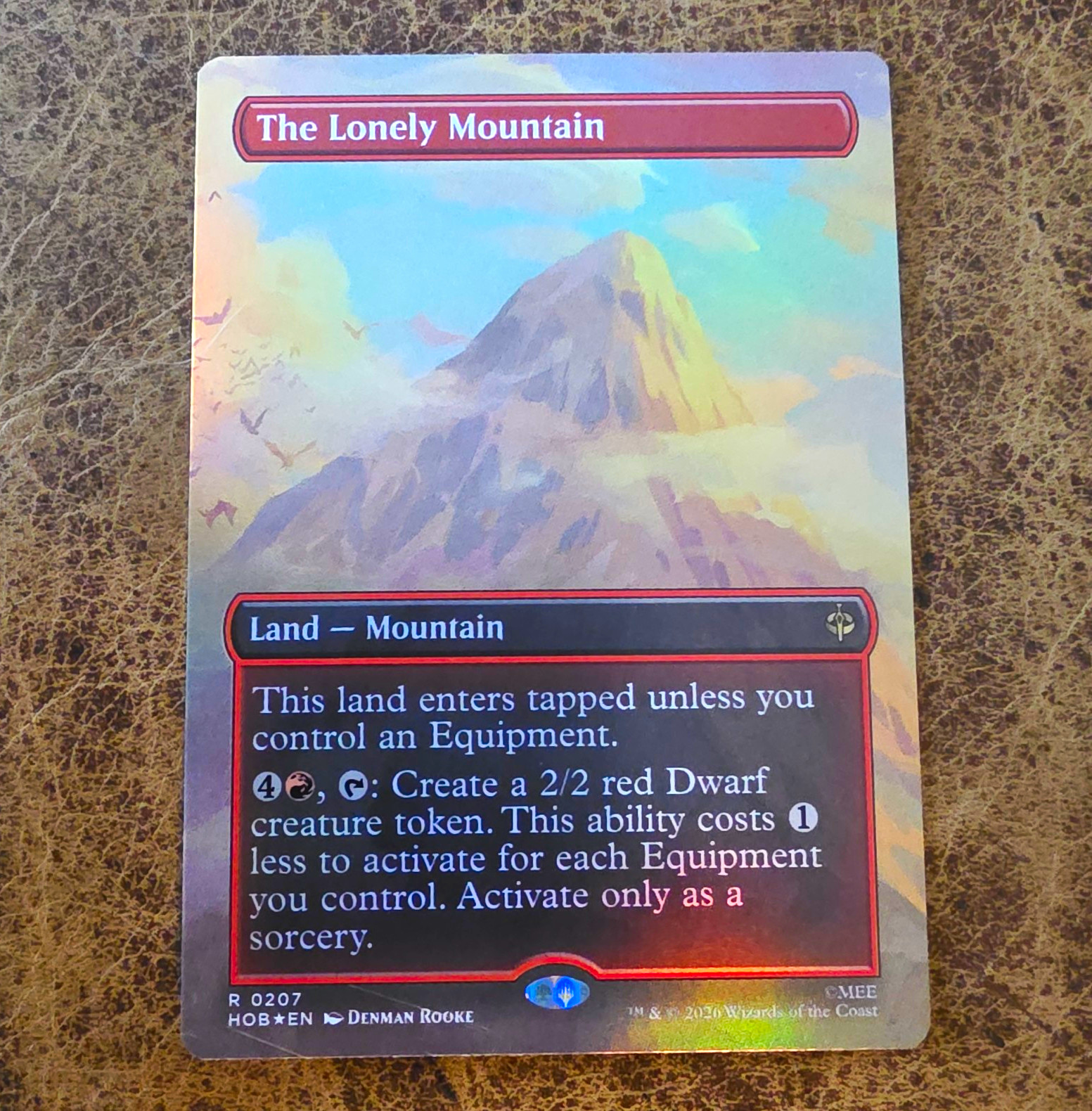 Wizards of the Coast MTG The Lonely Mountain Foil Rare #0207 EN 2026