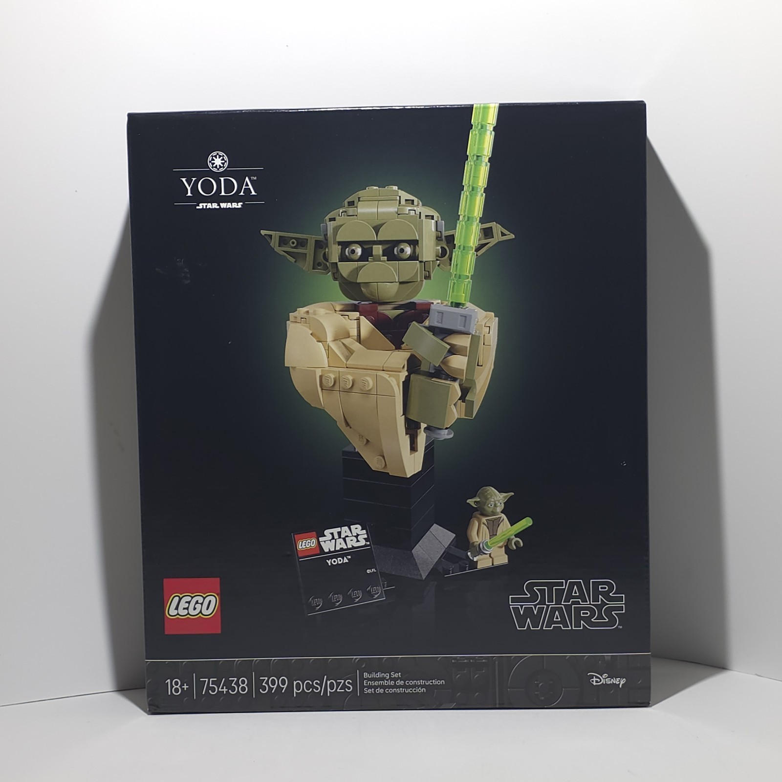 LEGO Star Wars Yoda Busto 75438 L'attacco dei cloni set costruzioni 399 pezzi sigillato