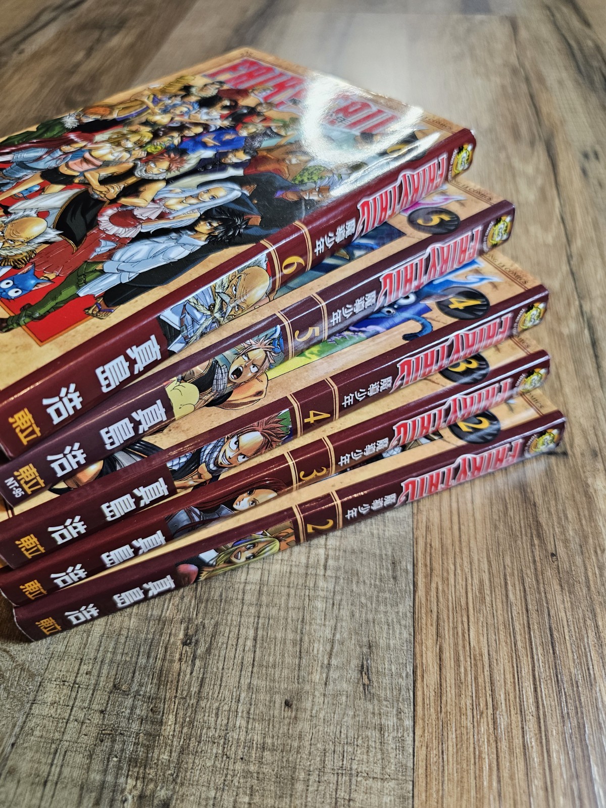 Fairy Tail Volume 2 3 4 5 6 Versione Cinese Manga Hiro Mashima
