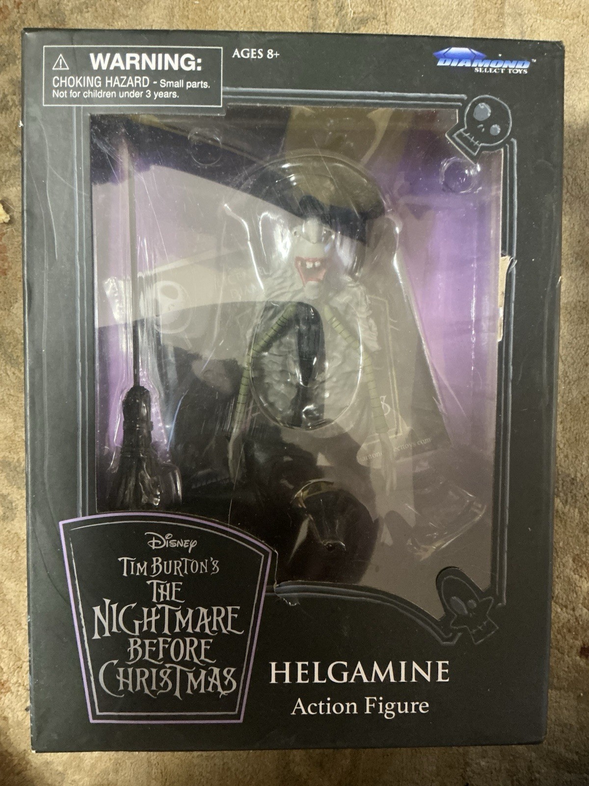 The Nightmare Before Christmas Modellino HELGAMINE Diamond Select Nuovo con scatola