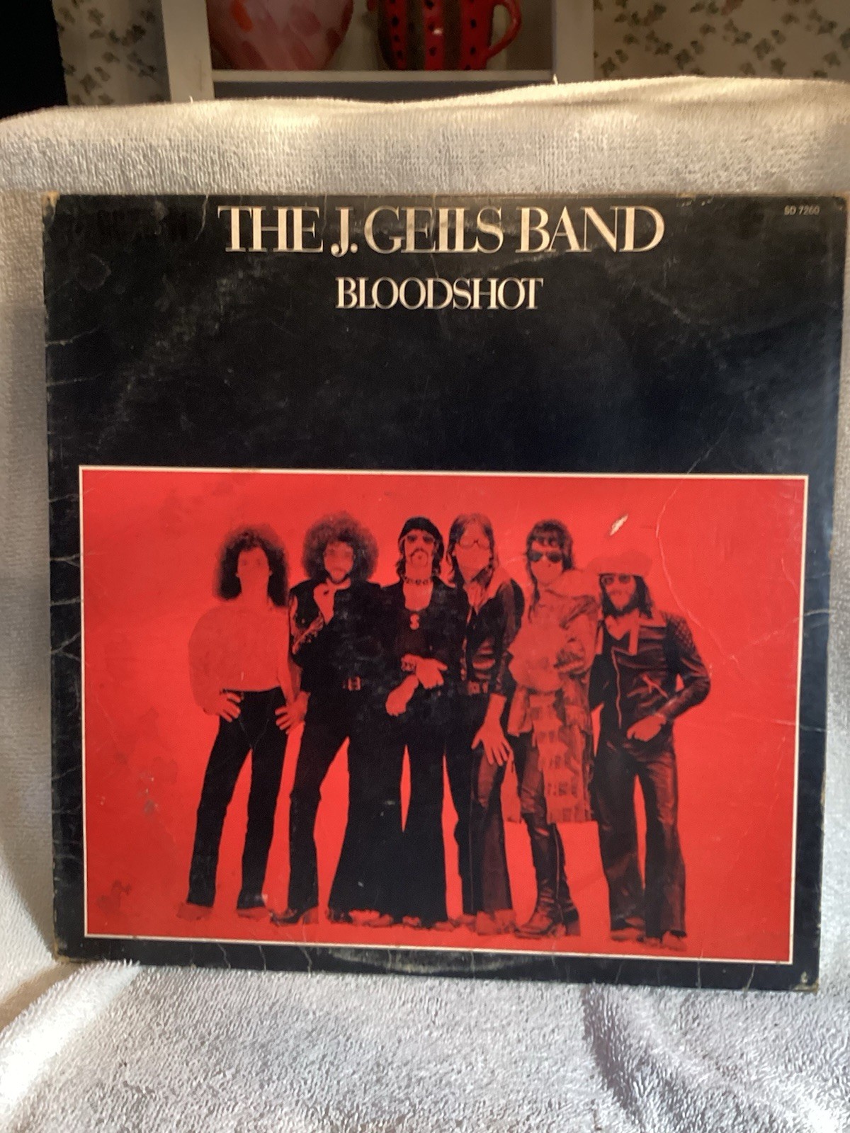The J. Geils Band “ Bloodshot “ Atlantic Records SD 7260 1973 Red Vinyl 