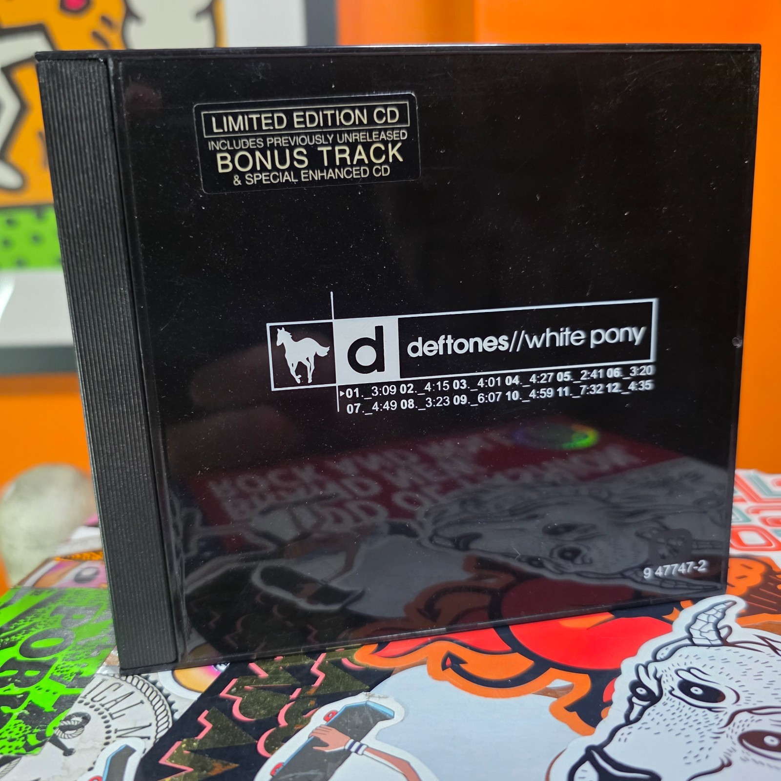 Deftones White Pony CD 2000 Black Limited Edition Numbered 25872/50000