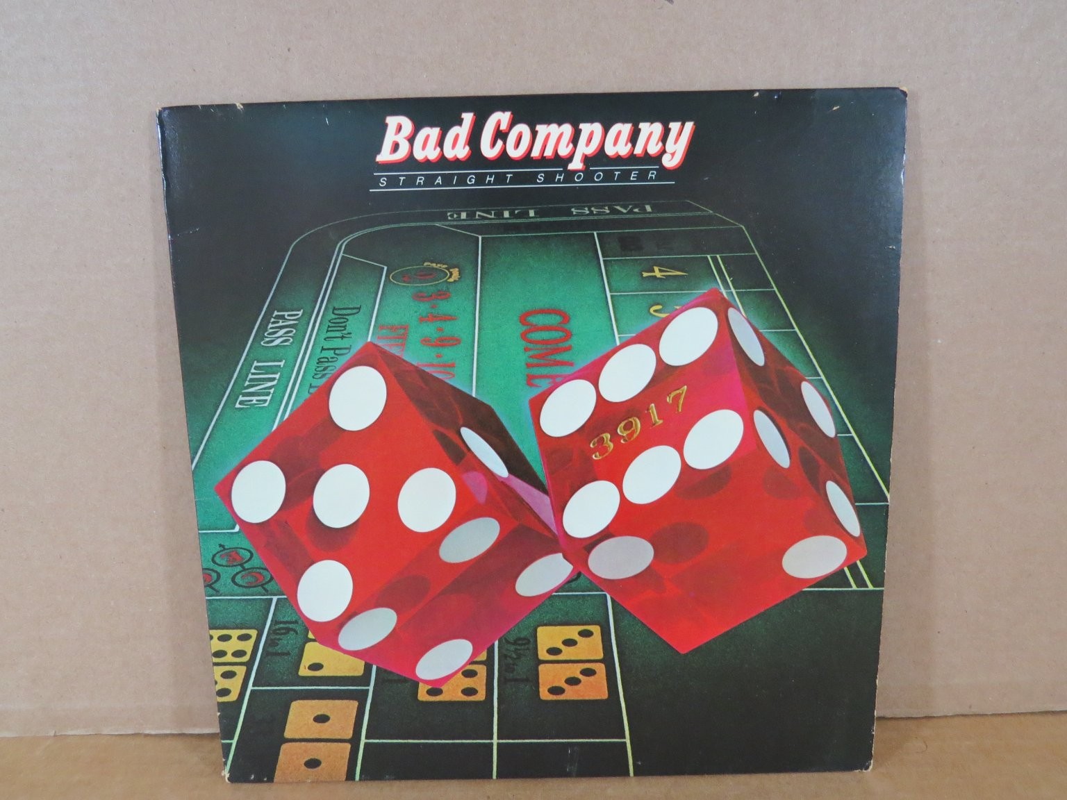 Bad Company - Straight Shooter LP Record 1975 Swan Song Classic Rock 33 RPM EXC