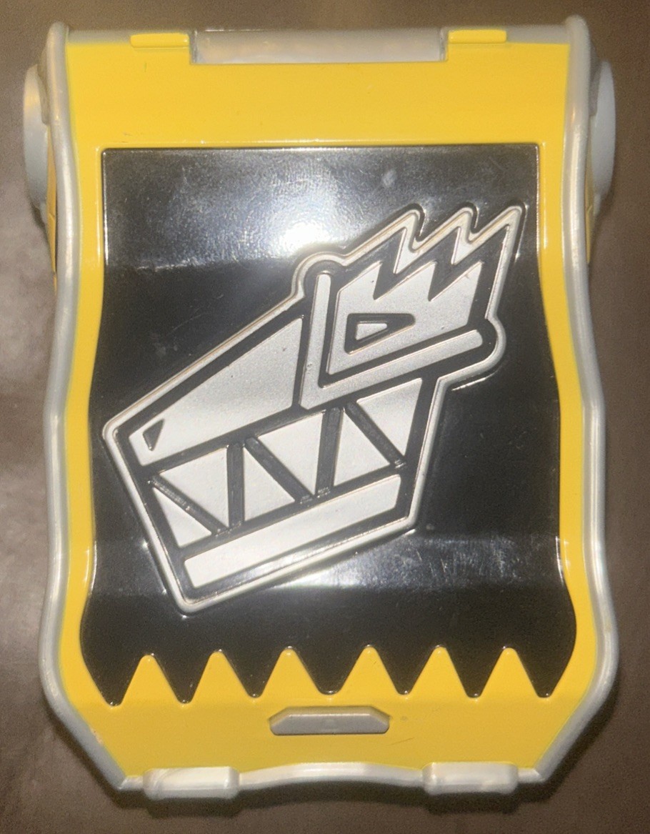 Power Rangers Dino Charge Gold Ranger Com custodia da cintura morpher