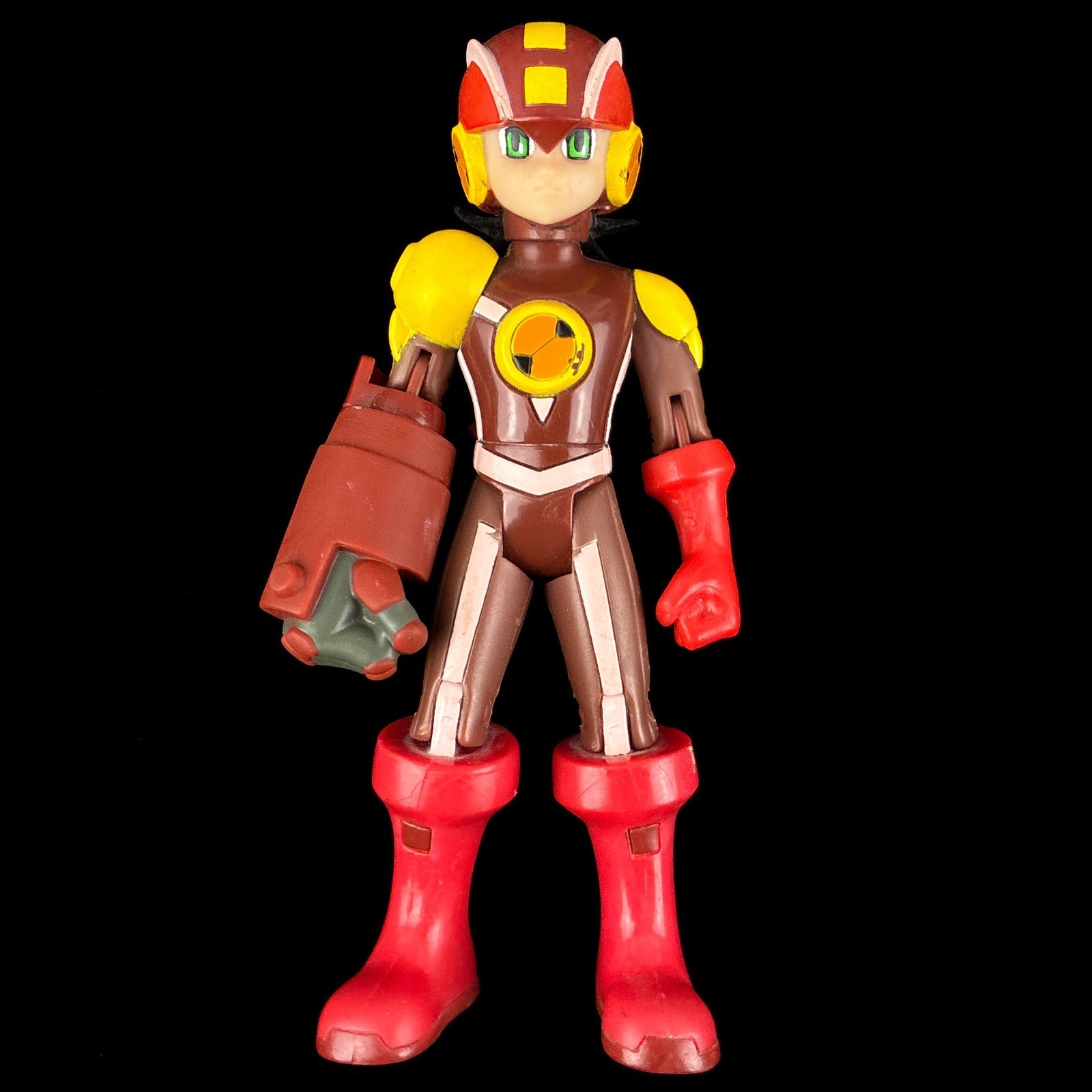 Modellino Mattel Mega Man 2004 NT Warrior HeatGuts Heat Guts V2