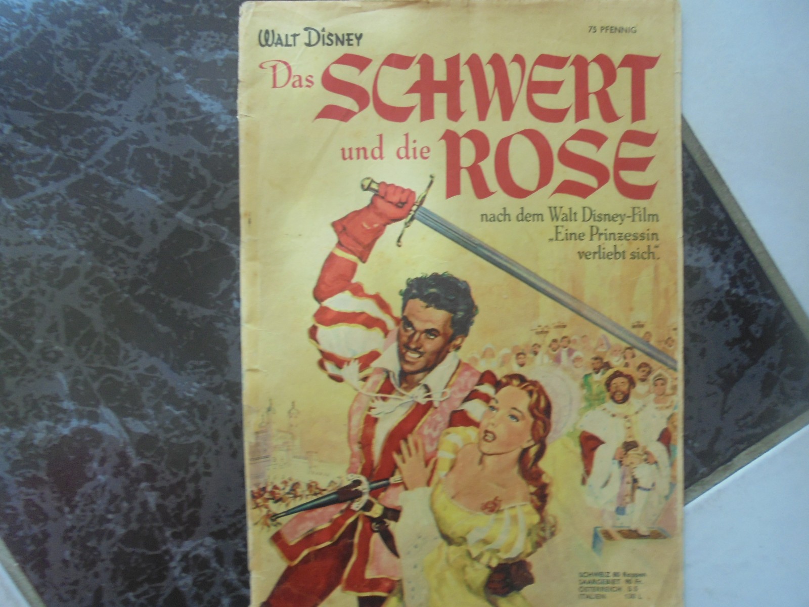 Fumetto Walt Disney La spada e la rosa! (Davanti a Topolino n.1/1951)/Completo!
