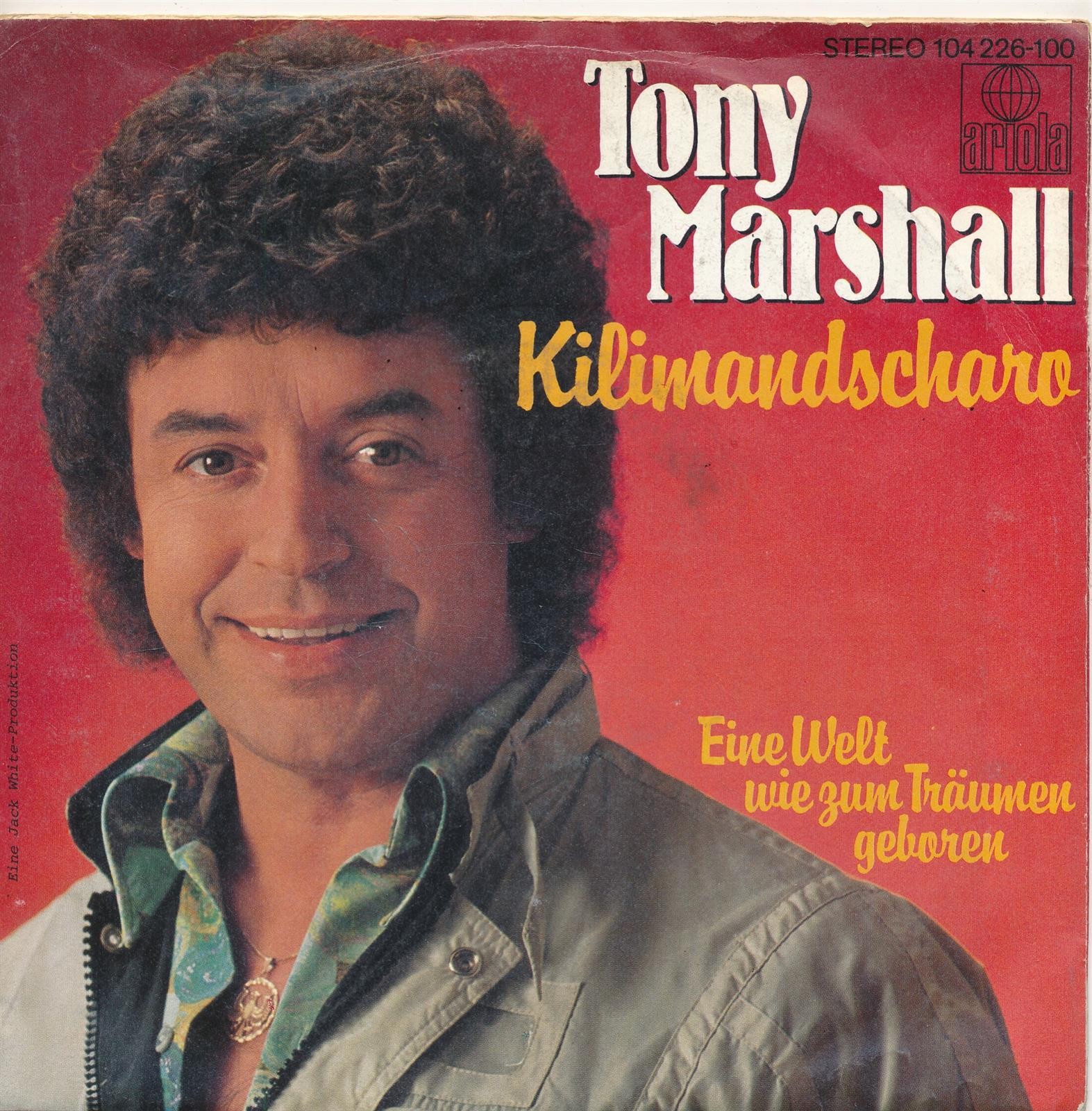 Kilimandscharo - Tony Marshall - Single 7" Vinyl 185/11