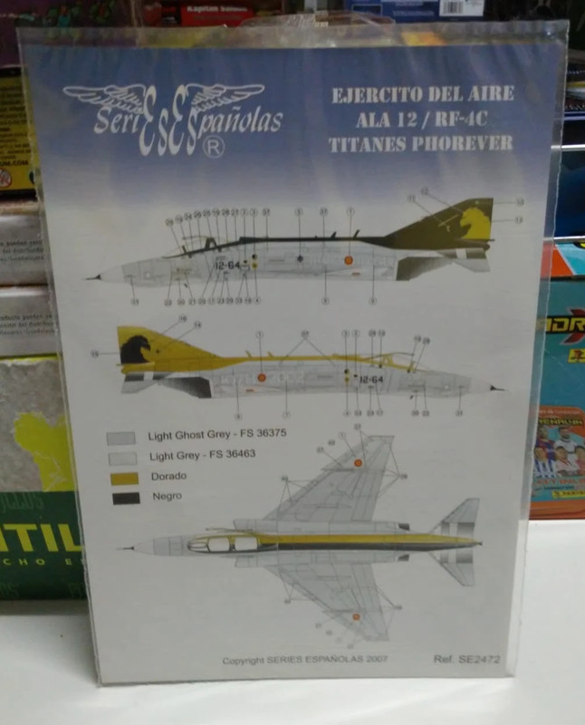 Ejercito de Aire Ala 12/RF-4C Titanes Phorever, Escala 1/48