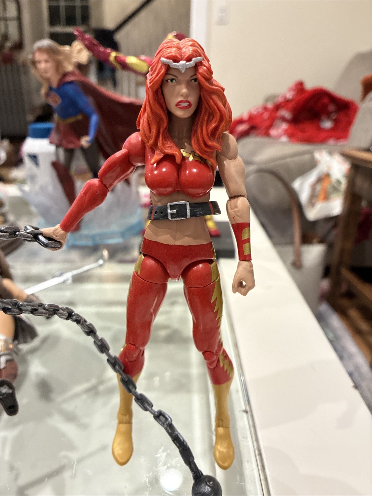 Marvel Legends Thundra Action Figure 6" Senza BAF Hulkbuster Wave