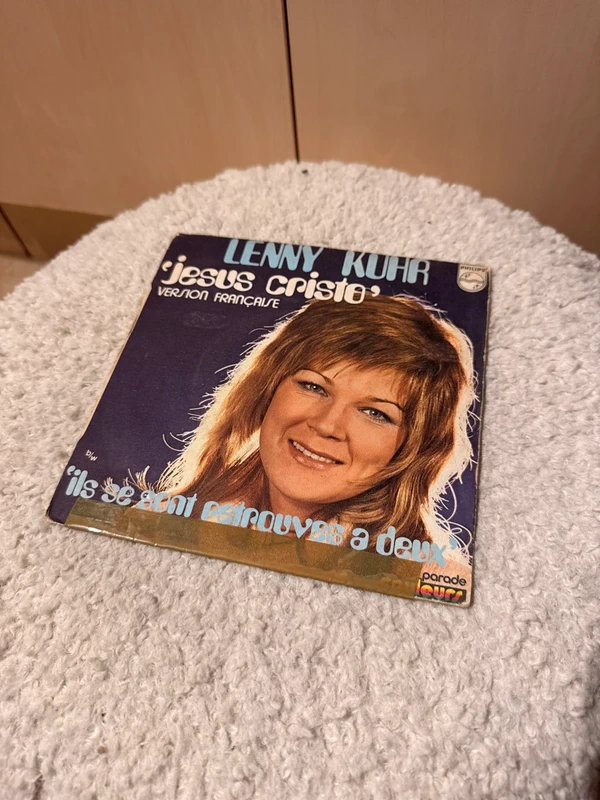 vinyle Lenny Kuhr Jesus Cristo - Ils se sont retrouvés à deux 45 tours