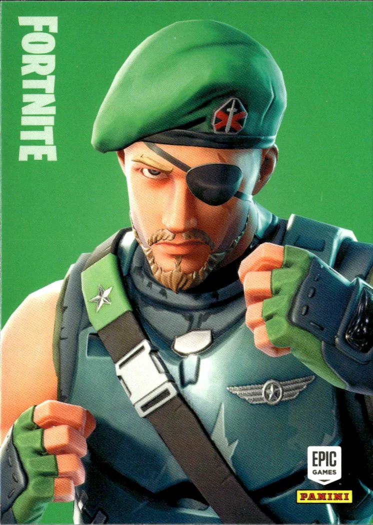 2019 Panini Fortnite Series 1 #126 garrison uncommon outfit
