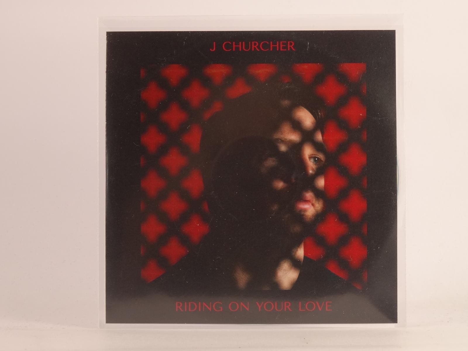 J. CHURCHER RIDING ON YOUR LOVE (F8) 1 Track Promo CD Single including Picture S