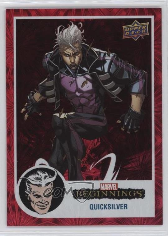 2022 Upper Deck Marvel Beginnings Vol 2 Series 1 Red Supernova Quicksilver gt7
