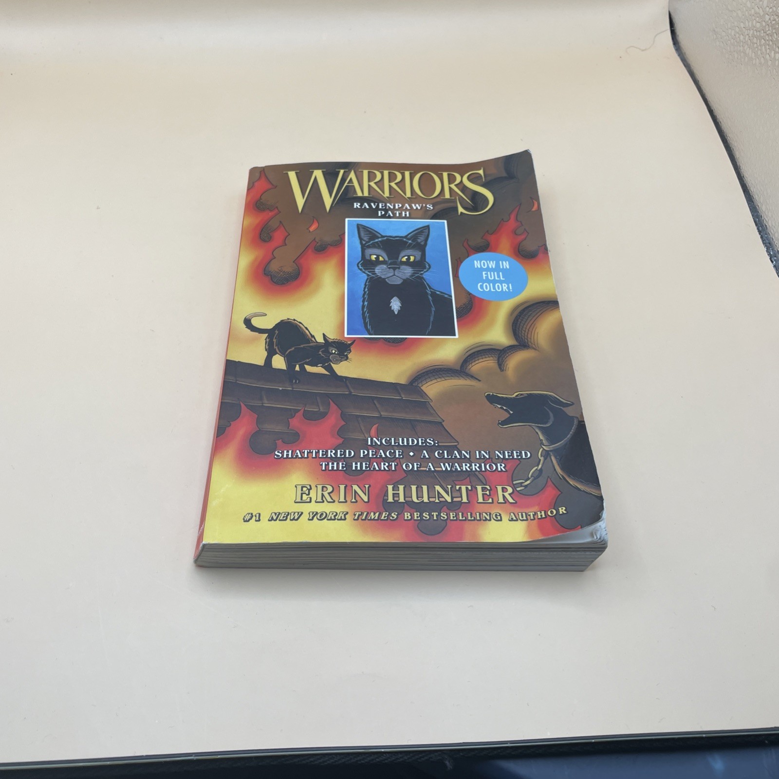 Warriors: Ravenpaw's Path graphic novel a colori TPB di Erin Hunter 2017