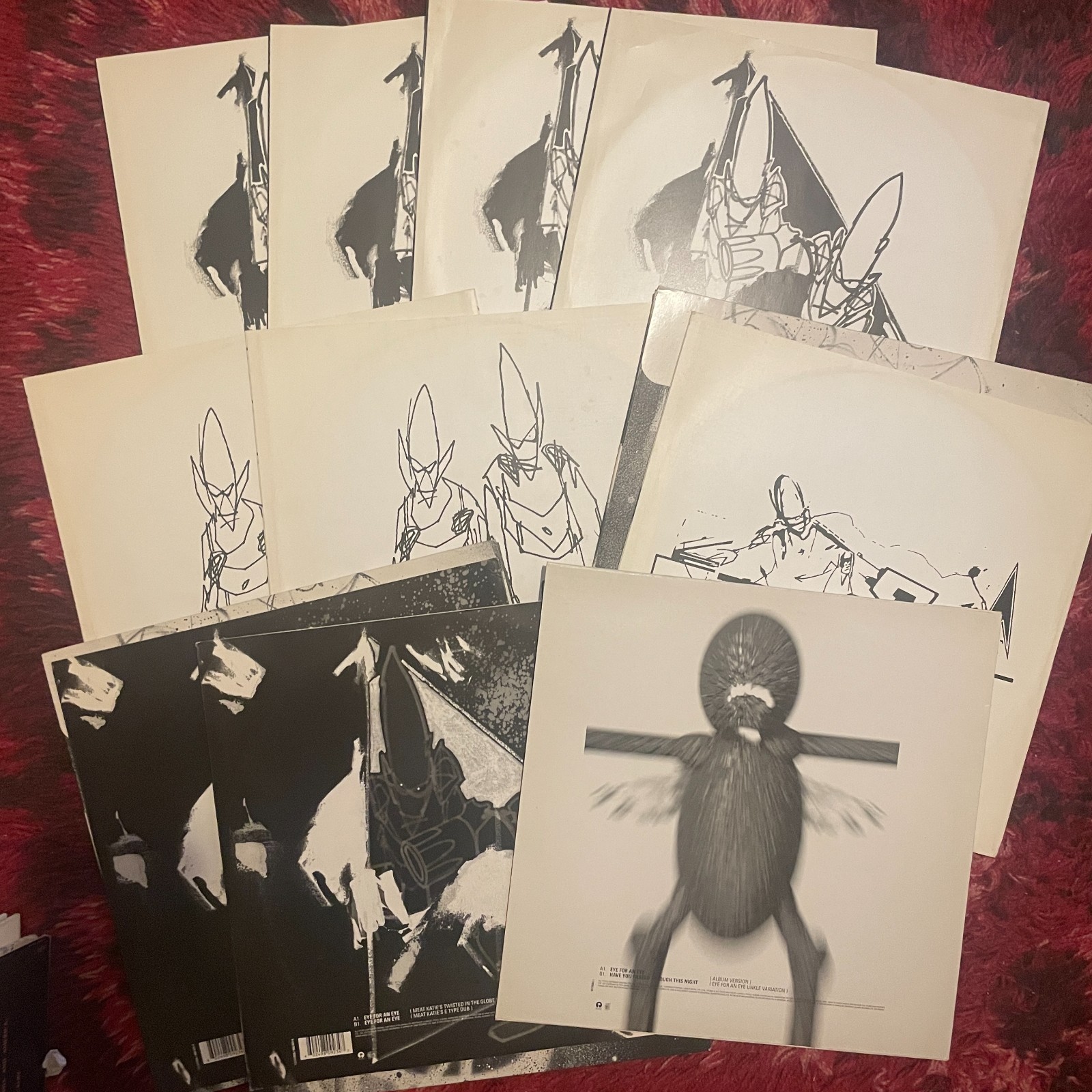 UNKLE – Eye For An Eye – 2003 UK 12" Vinyl - x12 Copy MIXED BUNDLE
