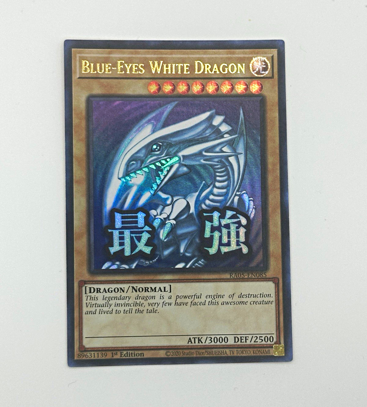 Yu-Gi-Oh! Konami Blue-Eyes White Dragon RA05-EN085 1st ed *mint*