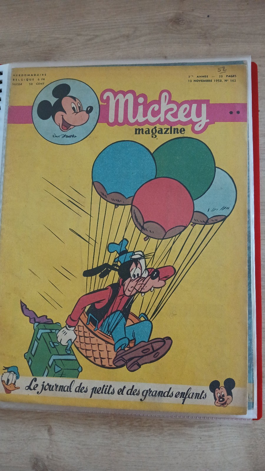 Mickey magazine n°162. Édition Belge.