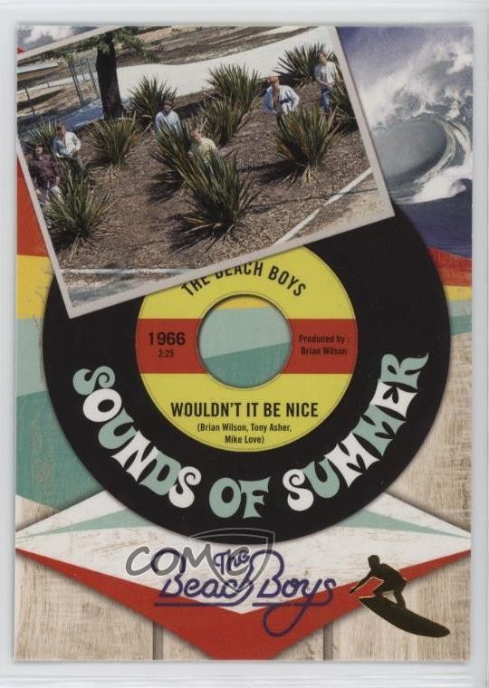 2013 Panini The Beach Boys 50th Anniversary Sounds of Summer Gold Surfer #5 2a1