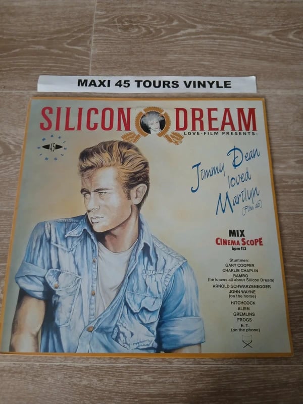 Silicon dream : Jimmy dean loved marilyn 1988 France 12" Maxi 45 Tours Vinyle