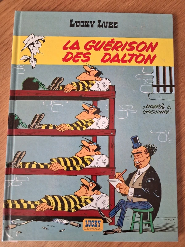 Livre bande dessinée BD Lucky Luke - La guérison des Dalton
