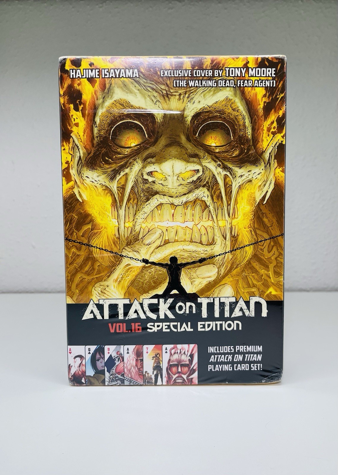 Attack On Titan Vol 16 Manga Edizione Speciale con Carte da Gioco Nuovo/Sigillato