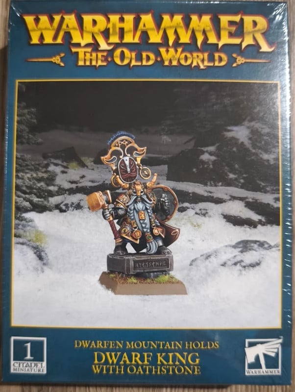 Games Workshop Warhammer The Old World Roi Nain avec Pierre du Serment Neuf