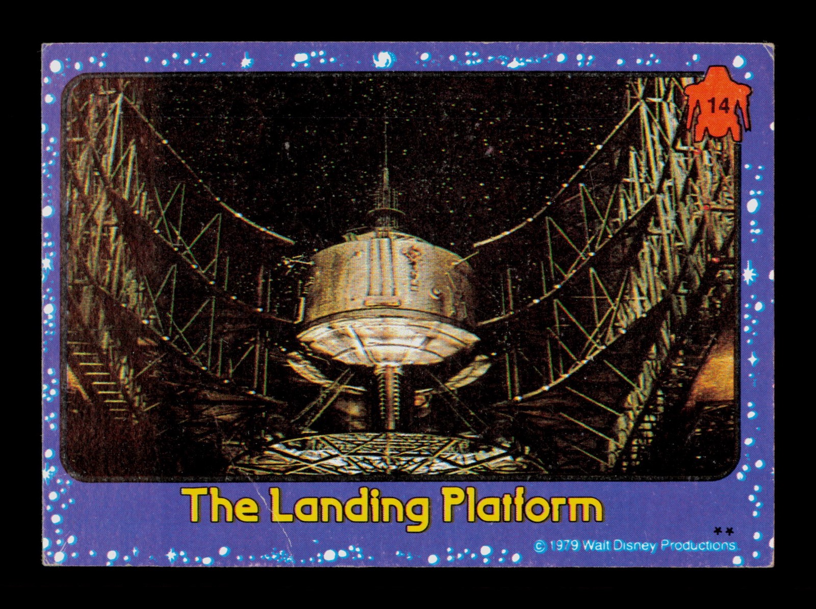 The Landing Platform 14 Disney Il Buco Nero 1979 Trading Card TCG