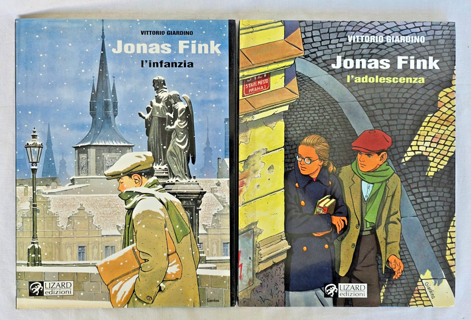 JONAS FINK (VITTORIO GIARDINO) LIZARD EDIZIONI 2000 2 VOLUMI CARTONATI PERFETTI
