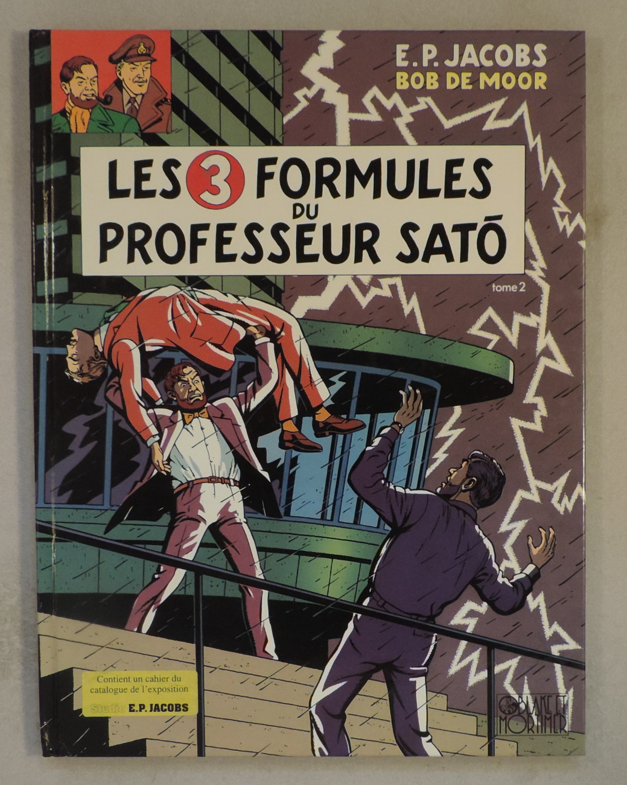 Blake et Mortimer 3 Formules de Sato T 2 tirage expo Jacobs DeMoor 1990