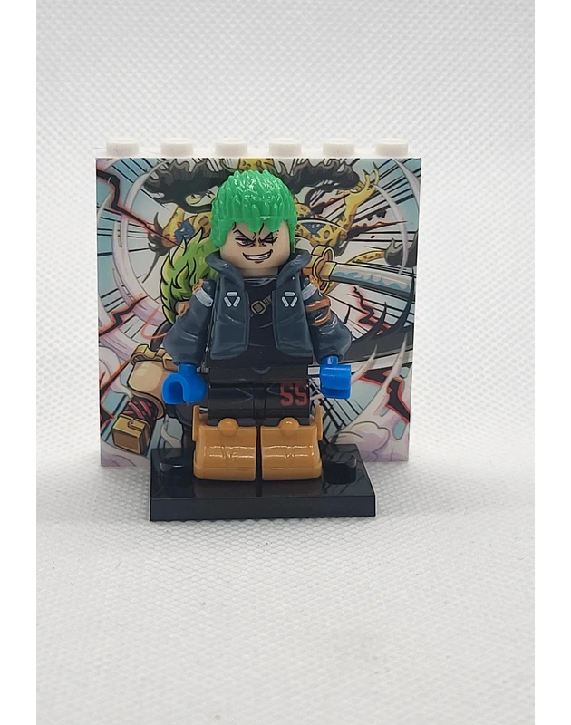 Figurine type Lego - One Piece - Roronoa Zoro (Lego-style figure)