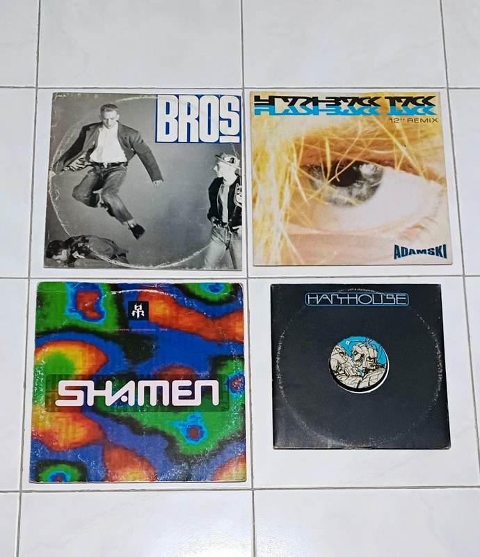 Set 4 vinili Electronic, House Vinyl 12" 45rpm