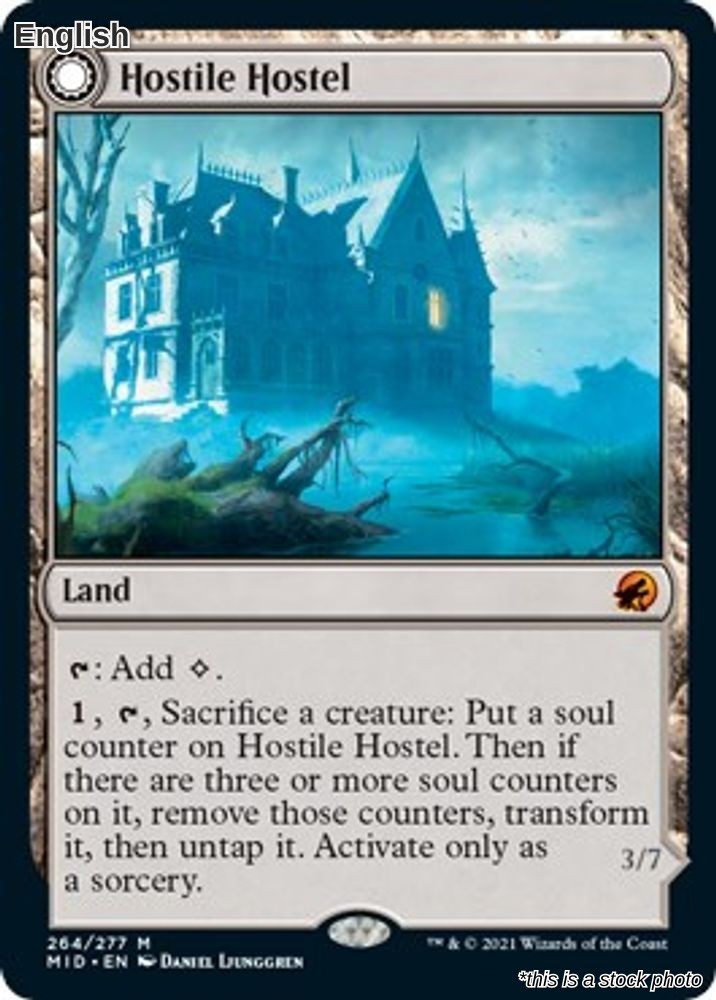 Magic Hostile Hostel 264 Mythic Innistrad: Midnight Hunt NM