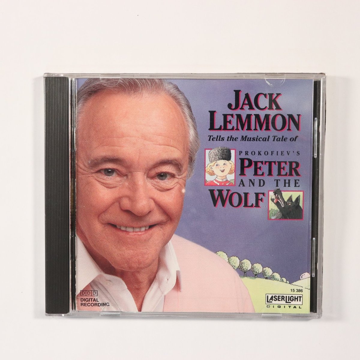Jack Lemmon Peter and the Wolf CD 1991 Prokofiev Classical Children's LaserLight
