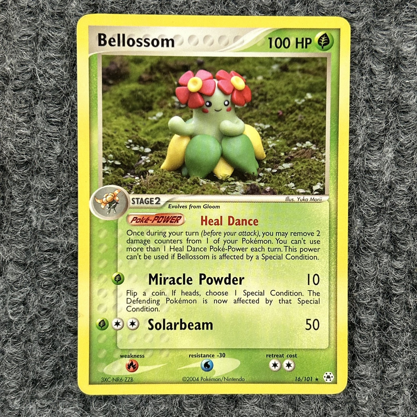 Pokemon Vintage Leggende Nascoste Bellossom 16/101 Rara Trading Card