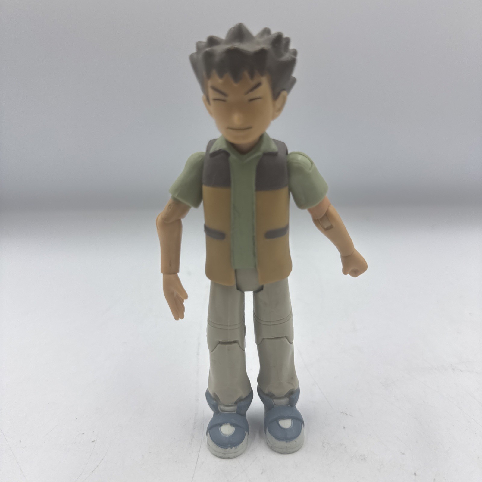 Pokemon Brock 2007 Action Figure Jakks Pacific 5" Diamond Pearl Nintendo Trainer