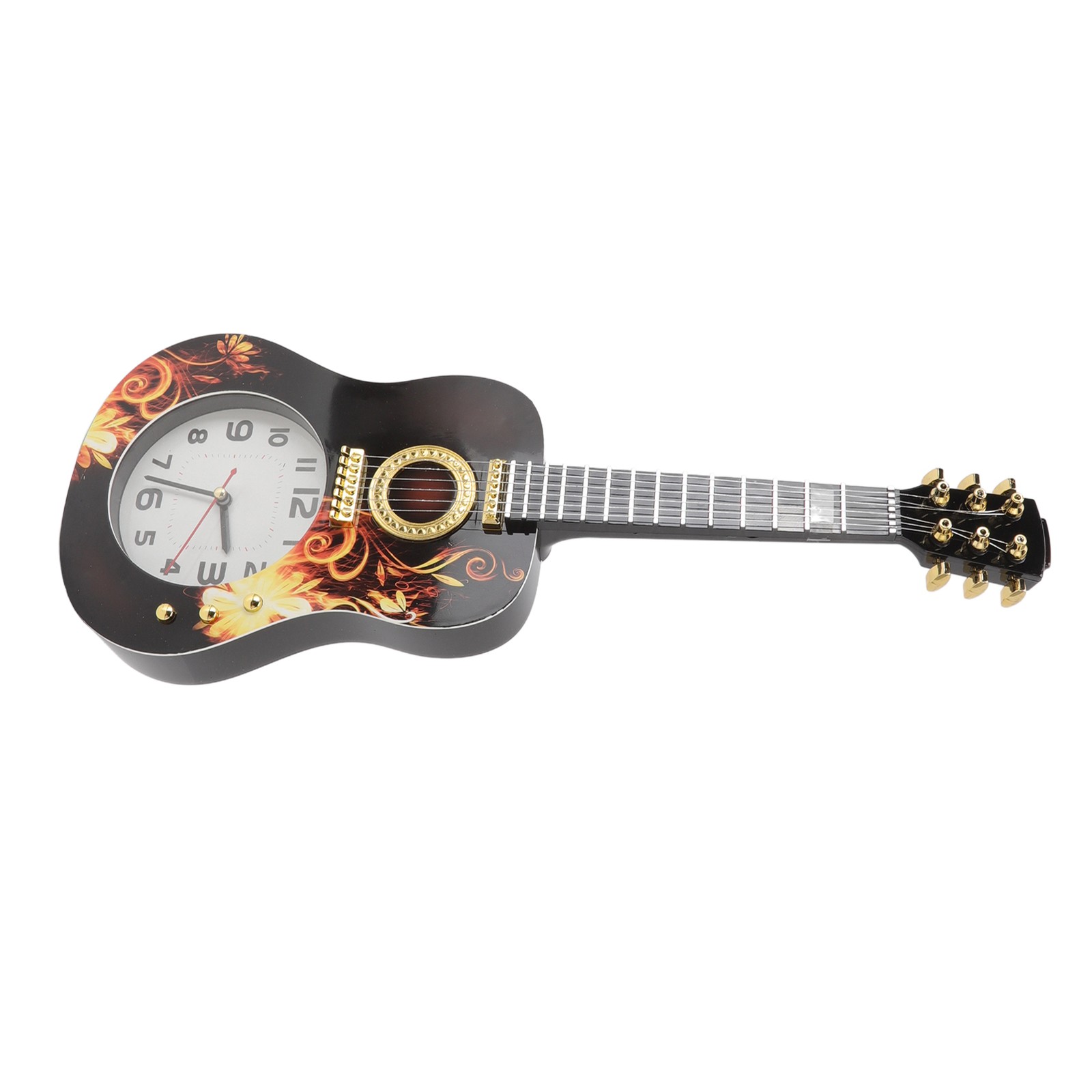 Orologio Da Parete Con Design Silenzioso Simile Ukulele Sveglia Decorativa F Sd1E