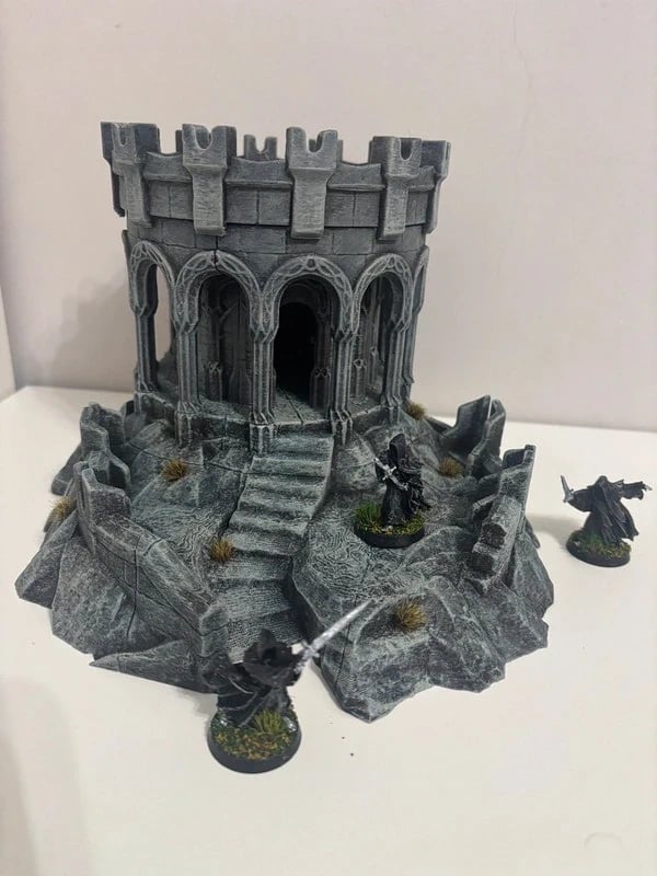 Torre di guardia avamposto città elfica eldar wargame