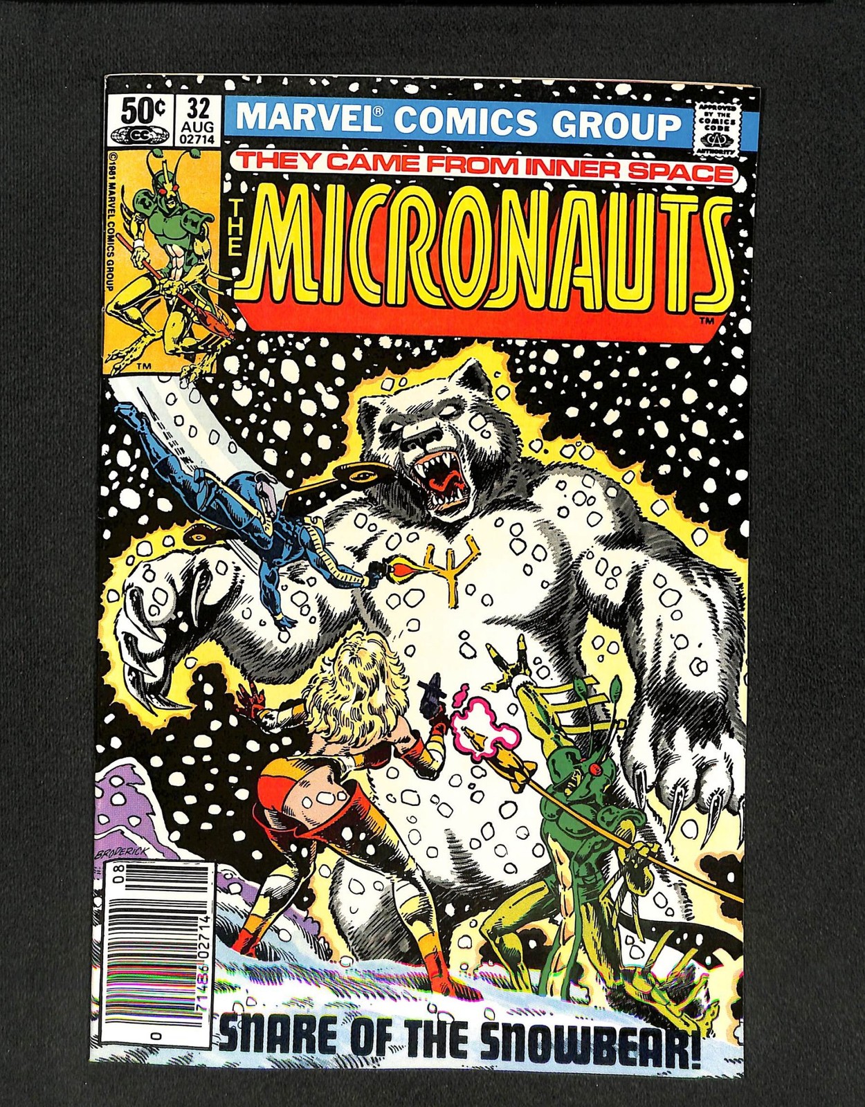 Micronauti #32 Edicola Variante Marvel 1981