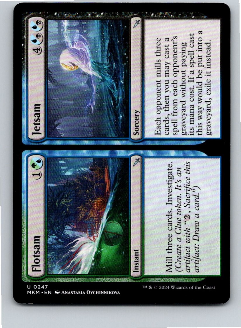 Magic the Gathering Flotsam // Jetsam Murders at Karlov Manor MTG Free Shipping!