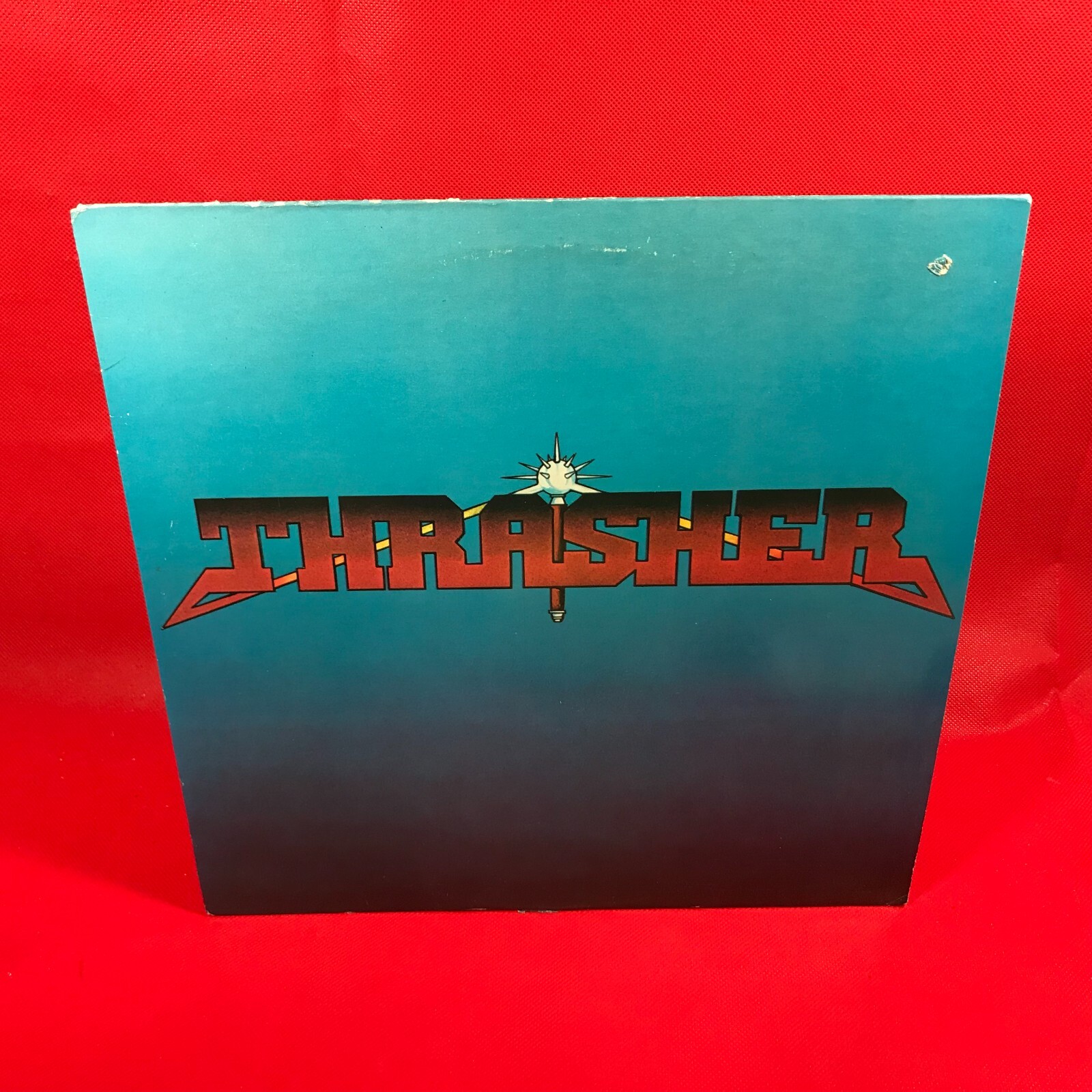 THRASHER Burning At The Speed Of Light 1985 USA vinyl LP + INNER original