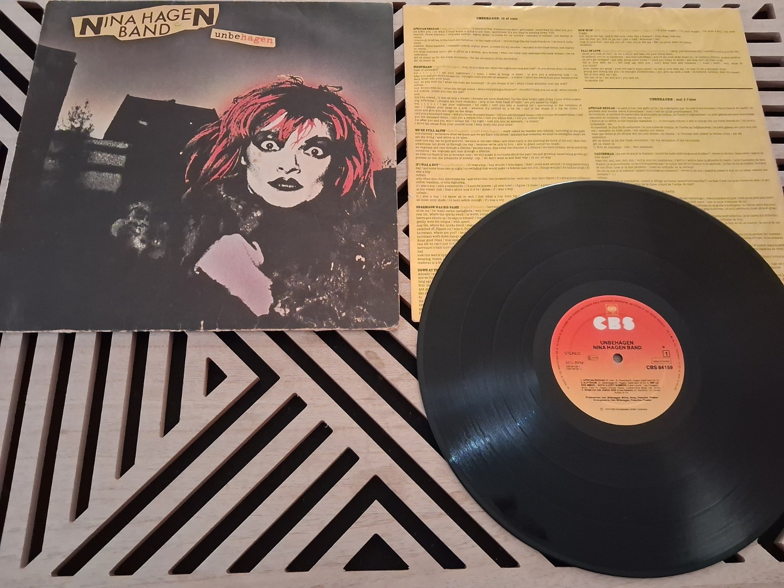 New Collection - 33 Tours Nina Hagen Band - Unbehagen / 1980 Punk