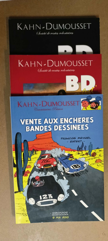Catalogues BD Ventes Kahn Dumousset Bandes Dessinées 2009 2010
