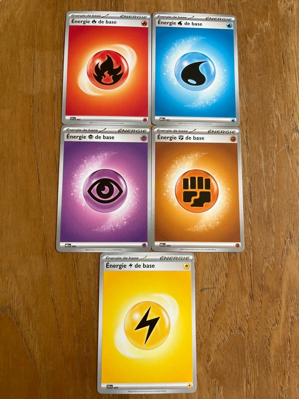 Lot Cartes Pokémon énergie