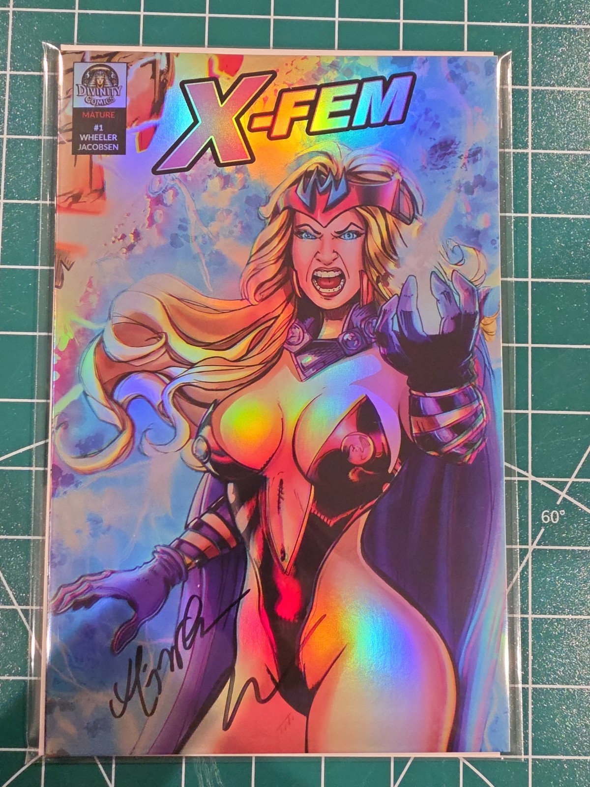X-Fem #1 Foil Variant - Divinity Comics [X1-05F]  Signed. 