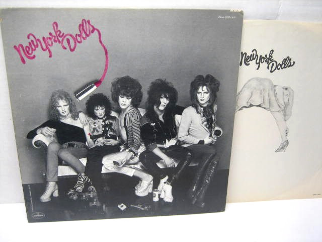 New York Dolls 1973 LP Vinyl V-EX OG PRC Press Glam Rock Matrix Below