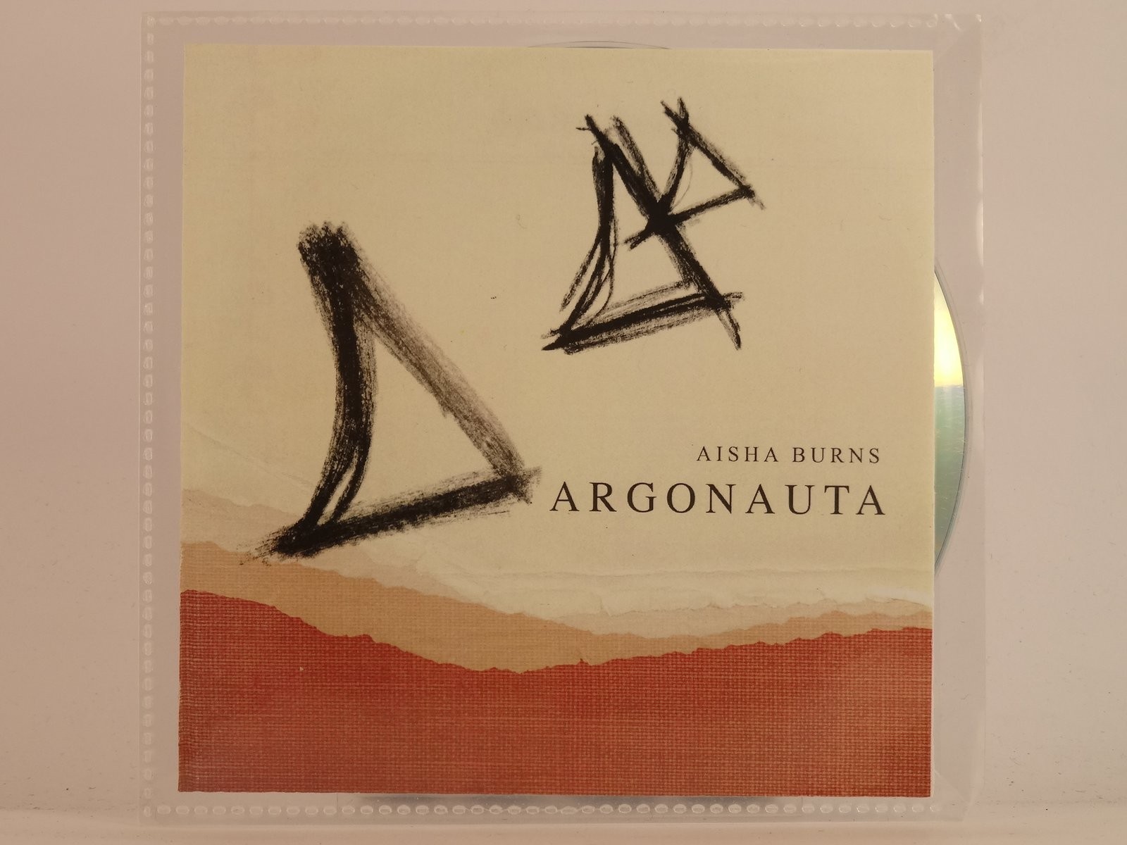 AISHA BURNS ARGONAUTA (48) 8 Track Promo CD Album plus Picture Sleeve 