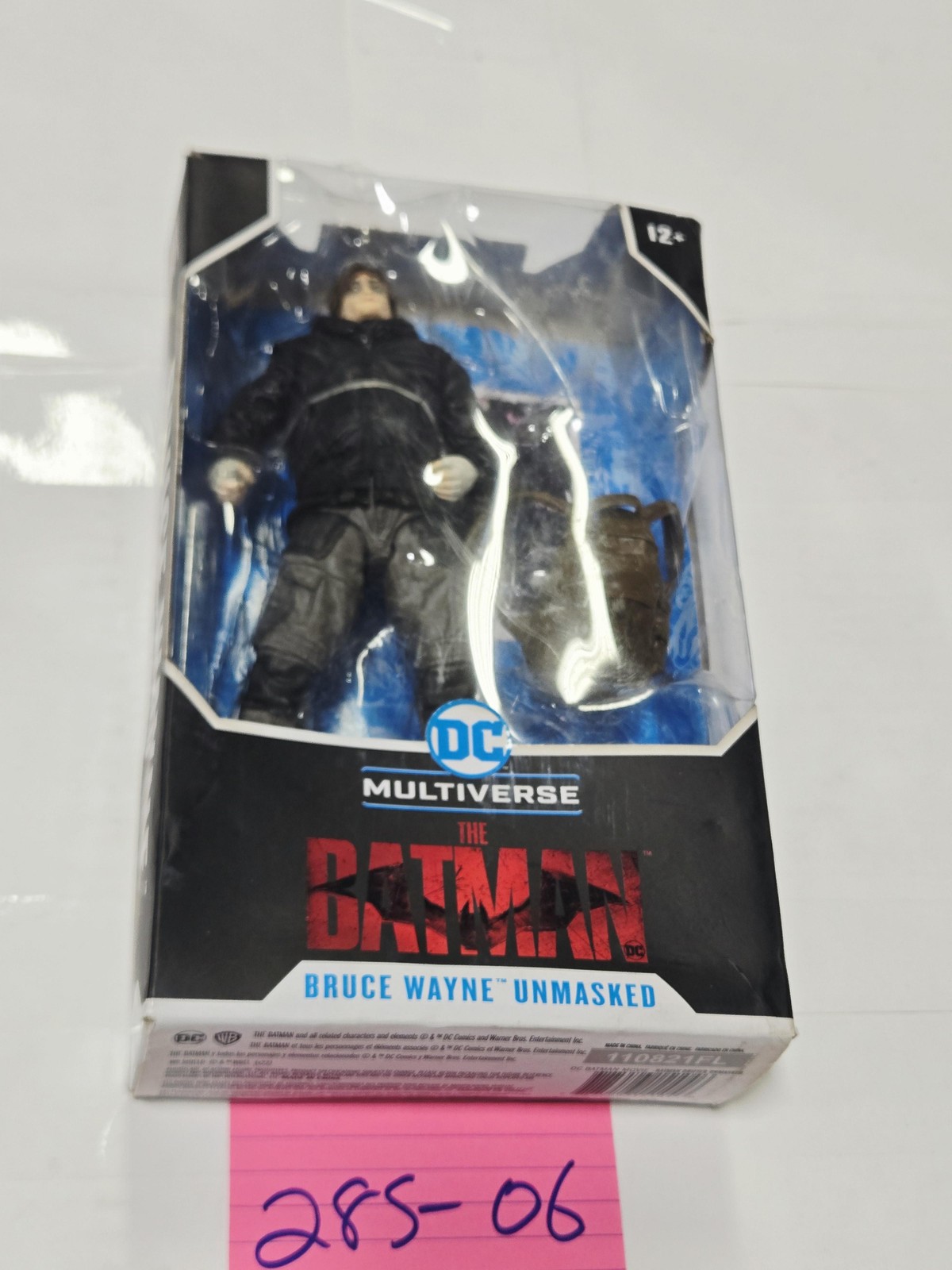 The Batman Bruce Wayne Unmasked Action Figure 7in McFarlane Giocattolo in Scatola Nero Nuovo