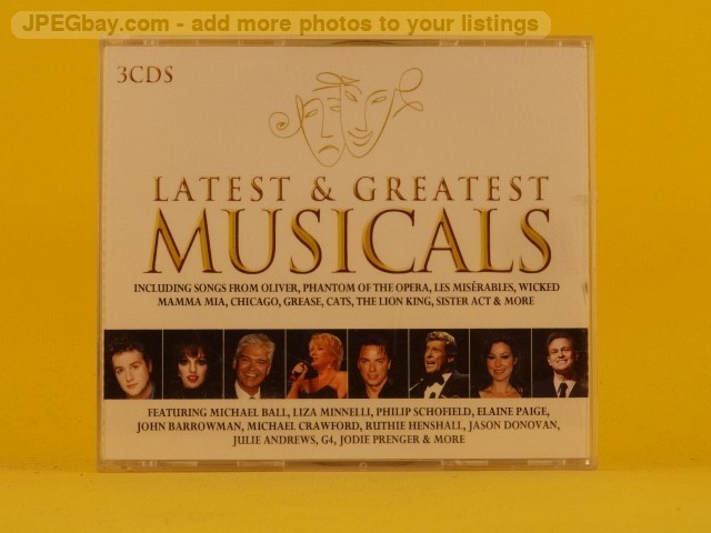 VARIOUS ARTISTS LATEST & GREATEST MUSICALS (3xCD) Z144 20+ Track CD Album includ