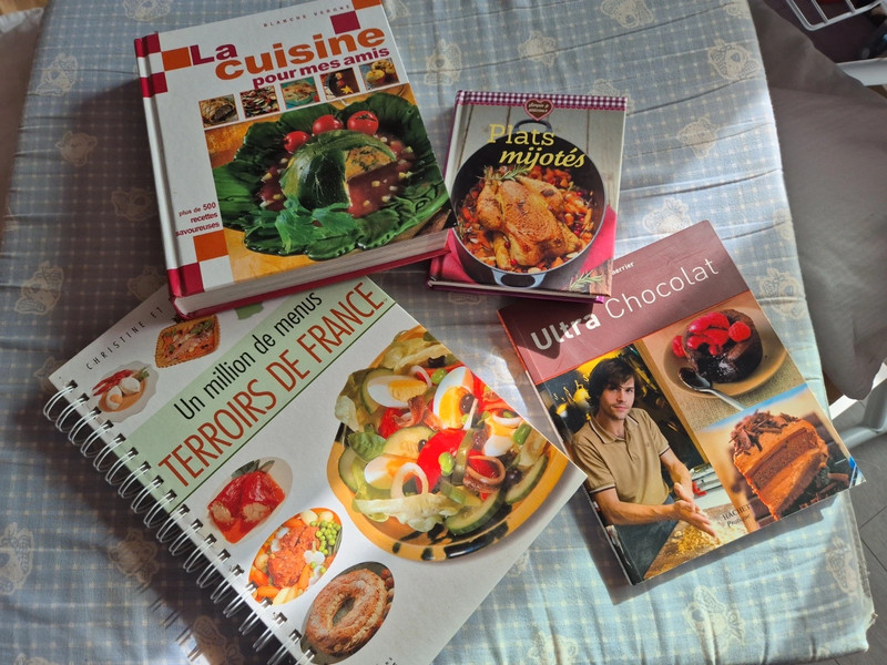 Lot de livres de cuisine