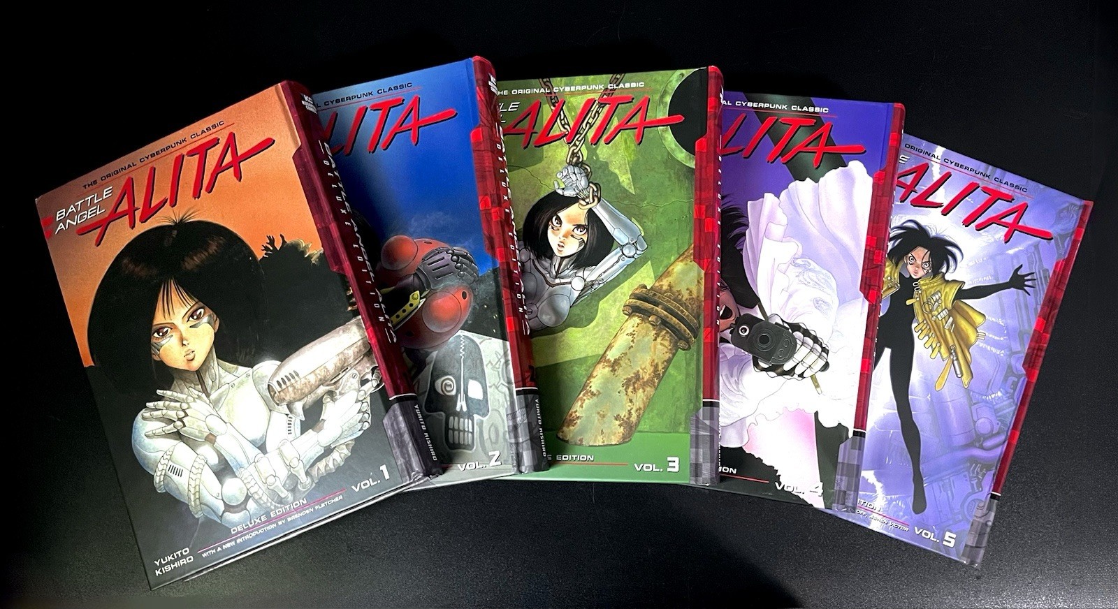 Battle Angel Alita - Deluxe Edition - Volumes 1 to 5 - Hardcover - New